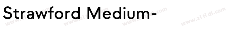 Strawford Medium字体转换 Strawford Medium字体转换